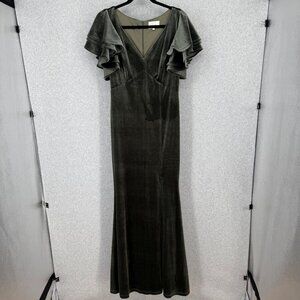 Bohme Dark Green Maxi Dress